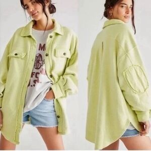 Free People Ruby Jacket - Luminary (lime green)